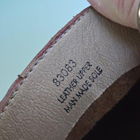 Enzo Tesoti Brown Leather Penny Loafer Mules made In Spain Size 41(9.5) - Picture 7 of 8